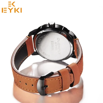 EYKI de Lux brand de top de Moda Casual sex Masculin Cuarț Ceasuri de mana Sport Luminos Ceas Barbati Ceas Militar Relogio Masculino