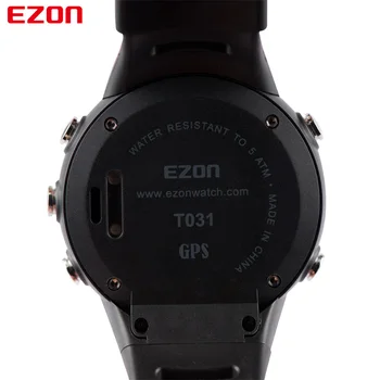 EZON T031 Mens GPS Ceasuri Sport rezistent la apa 50M Distanta de Ritm Contor de Calorii GPS Calendarul Multifunctional Digital Încheietura Ceasuri