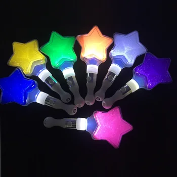 Fabrica de vânzări 50pcs/lot Pentagrama Led Lumina Stick Star Aplauze Strălucire Concert KTV clubul Furnizează elemente de Recuzită de Nunta Petrecere Festiv