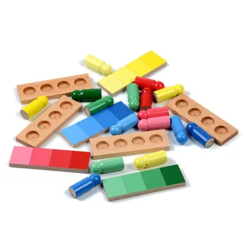 Familia Versiune Jucărie Pentru Copii Montessori Culoare Asemănare Sortare Sarcina Lemn Copilarie Copii Prescolari, Jucarii Brinquedos Juguetes