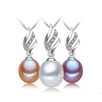 FENASY Boem Colier de Perle Bijuterii coliere & pandantive floare Bijuterii,colier femei argint 925 colier pentru femei