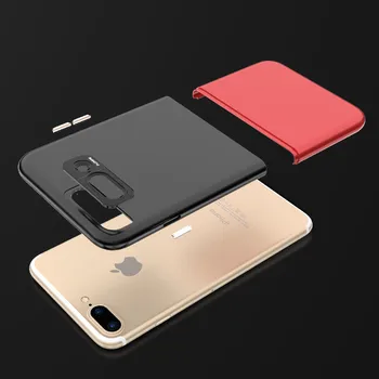 FLOVEME Original Pentru iPhone 7 6 6S Plus Caz Telefon de Lux 2 in 1 Combo Capac de Plastic Dur Pentru iPhone 6 6S 7 Accesorii Geanta