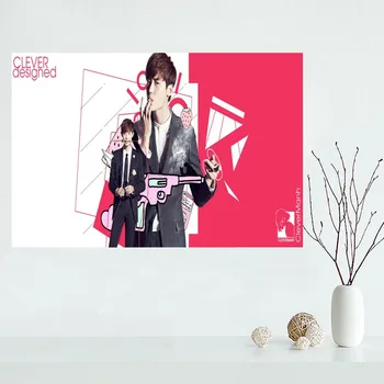 Frumos Lee Jong Suk 02 Personalizat Canvas Arta Poster Acasă Decor Pânză Tesatura De Perete Poster De Imprimare Tesatura De Matase
