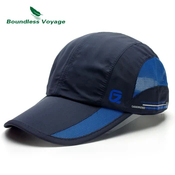 Fără margini Călătorie Unisex Bumbac Poliester Tata Pălărie Ultralight Impermeabil Pălărie de Sport în aer liber, Drumeții Hat Baseball Cap BVH01