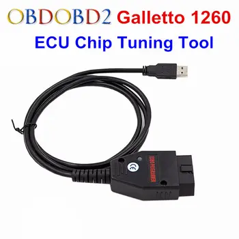 Galletto 1260 ECU Chip Tuning Interfata OBDII Galletto ECU Flasher EOBD/OBD2 1260 Programator De a Citi și a Scrie ECU Masinii