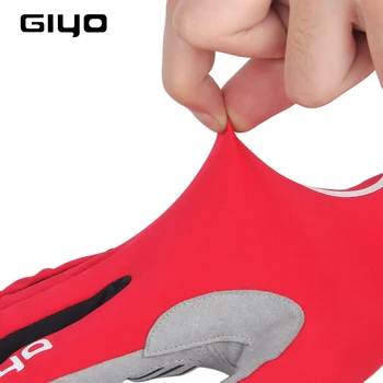 GIYO Ecran Tactil Lung Plin Degetele Gel de Sport, Mănuși pentru Ciclism Femei Bărbați Biciclete Mănuși MTB Road de Echitatie Biciclete de Curse Mănuși