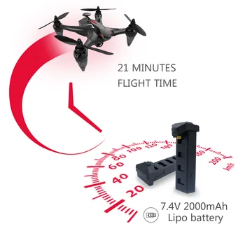 Global Drone Ray Brushless RC Dron cu Camera HD Urmați-Mă Quadcopter Altitudinii GPS Profesional Drone VS EX1 X183