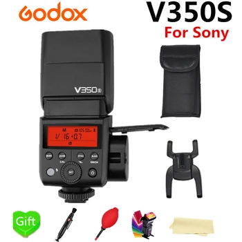 Godox V350S Flash TTL GN36 1/8000s HSS Wireless 2.4 G X a Sistemului Li - baterie aparat de Fotografiat Flash Speedlite pentru Sony DSLR + Cadou