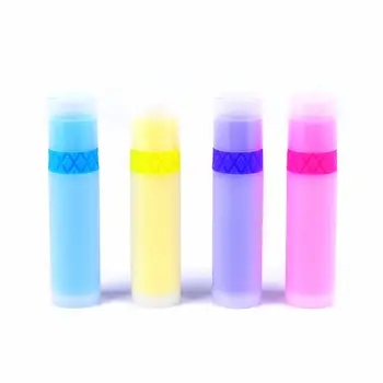 Gol Bomboane de culoare ruj tuburi de Plastic colorate balsam de buze tuburi 3g tub de ruj F20172217