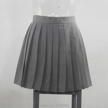 Gri Fuste Plisate Vară De Sex Feminin Fusta Plisata Japonia Uniformă Școlară Harajuku Femei Fuste Saias Faldas