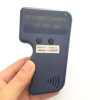 Handheld 125Khz RFID Copiator/ Portabil Carte de IDENTITATE Cloner/ ID Card Copy writer + 5pcs EM4305/T5577 Tag RFID