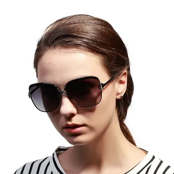 HDCRAFTER 2017 Polarizat ochelari de Soare pentru Femei Brand Designer de sex Feminin Retro Supradimensionat Ochelari de Soare pentru Femei oculos de sol feminino