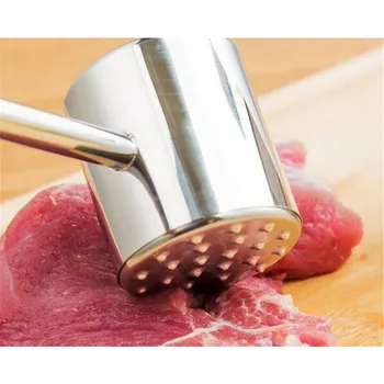 HONETREE 1buc Oțel Inoxidabil față-Verso carne de Vită Carne Vrac Ciocan Bate Friptura de Carne de Frăgezire Livre de Carne de Gătit Instrumente H651