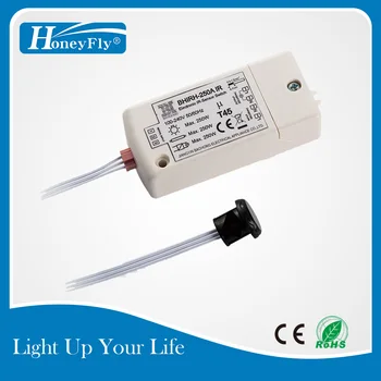 HoneyFly 5pcs Patentat Senzor Infraroșu Comutator 250W(Max70W Pentru Lampă cu LED-uri)100-240V IR Comutator Senzor Senzor de Mișcare Auto On/off CE
