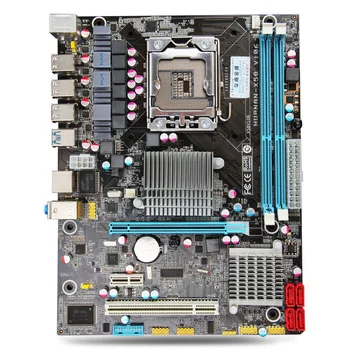 HUANAN X58 placa de baza CPU RAM, combo-uri cu cooler USB3.0 M-ATX LGA1366 X58 placa de baza CPU Xeon X5570 RAM 8G(2*4G) DDR3 ECC REG