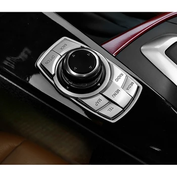 Ieftin Pentru BMW Chrome Butoane Garnitura capac decorativ interior autocolant pentru BMW F10 F30 E60 E90 X3 X5 X6 1 2 3 seria 5 Accesorii