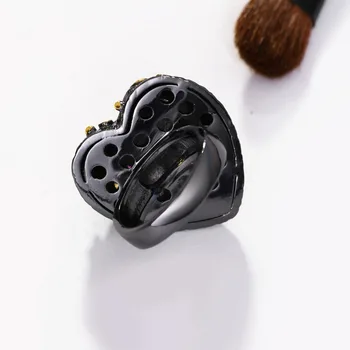 Inele pentru femei negru Inel de cupru cu cubic zircon inel moda bijuterii transport Gratuit dimensiune completă