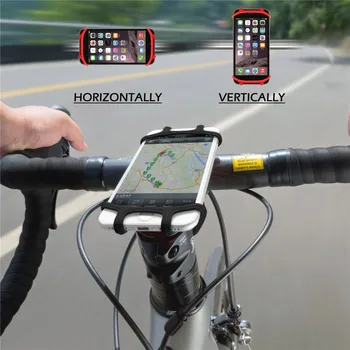 INIZEAL Flexibil din Cauciuc de Bicicleta cu Suport pentru Telefon Suport Bicicleta suport Pentru Telefon Mobil Silicon Universal Motocicleta Suport de Telefon