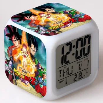 Japonia Manga Dragon Ball z Cifrele de Acțiune CONDUS Schimbare de Culoare de lumină Atingeți Alarmă Birou ma Uit la Anime Figma Dragon Ball Super Baieti Jucarii