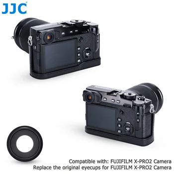JJC Camera Eye Cup 2 BUC din Cauciuc pentru Ocular Vizor Protector Moale de Cauciuc pentru Fujifilm X-Pro2