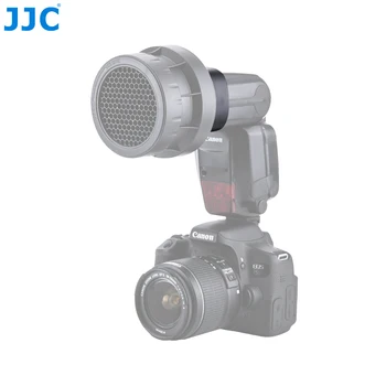 JJC Flash Softbox Inel de Montare Grila Fagure Speedlite Adaptor pentru CANON 580EXII /580EX YN-560II/YN-565EX/YN-568EXII/YN560 IV