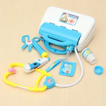 Jucarii haioase Doctor seturi de Joc de Simulare de Medicina Cutie Rol Pretent Joace de-a Doctorul Jucării Stetoscop Injecții de zi pentru Copii cadouri