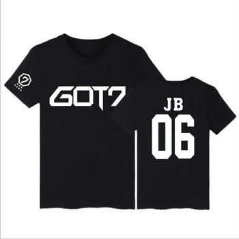 K-pop bts Tricouri Bangtan Boys GOT7 album JB Jackson Maneci Scurte T-shirt ARE 7 Kpop Hip-Hop Asociat Tricou Câteva Haine 4XL