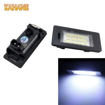 KAHANE 2x LED-uri Auto de Înmatriculare Lampă de Lumină 24 SMD Alb Eroare Gratuit Pentru BMW E39 E60 E61 E90 E91 M3, M5, X5 X6