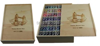 Kit de cusut / 140 Cutie din Lemn de culoare cusatura de Cusut, Trusa de scule de mână Instrument de coasere