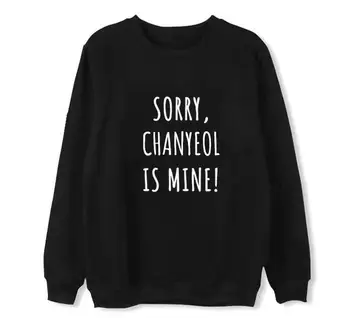Kpop exo rău exo este al meu nume membru de imprimare o subțire gât tricoul fanii unisex susținere pulover hoodies toamna primavara