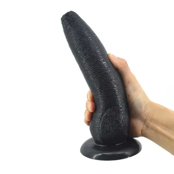 Laba Extrem de Mare Realist Penis Vaginale punctul G Masculin Masaj cu Nervuri Dop de Fund laba PVC Penis artificial Sex Produsele C3-1-51