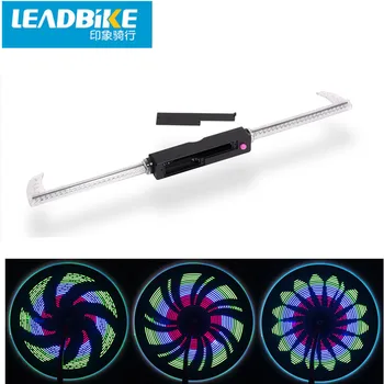 Leadbike Lumina de Roata de Bicicleta de 32 de Modele de 36 LED Flash Capacul Supapei de Lumină Biciclete MTB Vorbit Anvelope Lumina Rece Stralucitoare Lumini Colorate