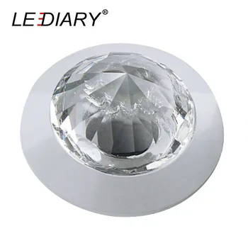 LEDIARY 10Piece Crystal LED Mini corp de Iluminat 110-220V 1W 3W 45MM Alb Negru Auriu Argintiu Interior Living Bar Lampă de Decorare
