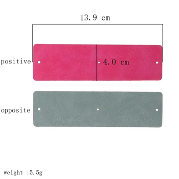 Legenstar 40 mm din Piele PU Piele Reversibile Trupa Bijuterii Accesorii Personalizate din Oțel Inoxidabil Cuff Brățară pentru Femei