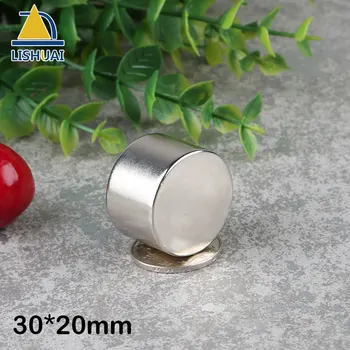 LISHUAI 1buc magnet Neodim 30x20 mm galiu metal super-puternici magneți 30*20 rotund magnet puternic magnet permanent