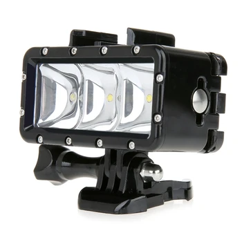 Lumina Camera LED Subacvatica 30M rezistent la apa Luminoase 300LM Video cu LED-uri de Lumină Lampă Digital pentru GoPro/ Dazzne/ xiaomi Yi Sport Camera
