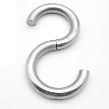 Magnetic inel de penis cu bile din oțel inoxidabil targă scrot inel metalic pentru penis inel jucărie sexuală pentru bărbați cockring ballstretcher greutăți