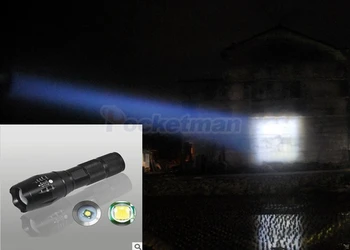 Mare de Promovare Ultra Luminoase CREE XML T6 LED Lanterna Cu 5 Moduri de 2400 Lumeni Zoom Lanterna LED-uri Gratuit de transport maritim