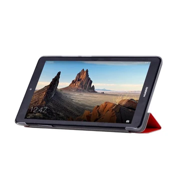 Mediapad T3 7.0 Wifi din Piele PU Caz Acoperire Subțire, rezistent la Șocuri Tablet PC Funda Pentru Huawei MediaPad T3 7.0 inch Protecție Stand Piele