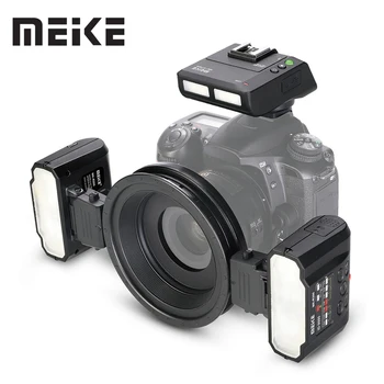 Meike MK-MT24 Macro Twin Lite Flash pentru Nikon D3X D200 D300 D300S D700 D800 D810 D80 D90 D600 D610 D3100 D3200 Digitale SLR Camer