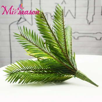 Miiseason Artificiale Palm Tree Mici Ferigă Verde De Plastic Fals Mini Nucă De Cocos Plante Pentru Acasă Decorare Nunta Aranjament