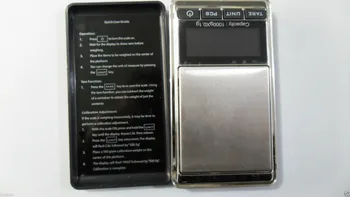 Mini LCD Digital de Bijuterii de Buzunar GRAM Scară,1KG Max Capacitate - 1000 X 0.1 G