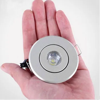 Mini lumini LED Spot 3W încastrat plafon lampă 110V 220V dimensiune 40-45mm bijuterii de iluminat corp de iluminat pentru dulap vitrina lumina rotund