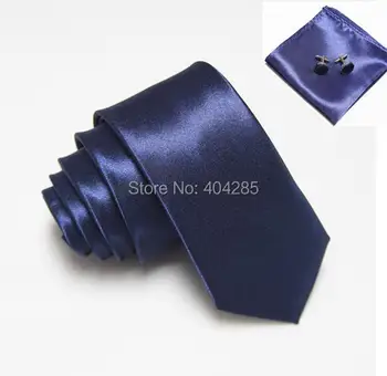 Moda lumina albastră subțire gât cravată set cravate barbati seturi de Batiste, butoni pătrat de Buzunar