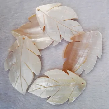Moda naturale shell frunzele Plantelor farmece pandantive colier pentru a face bijuterii Cercei Colier accesorii 6Pcs/lot en-gros