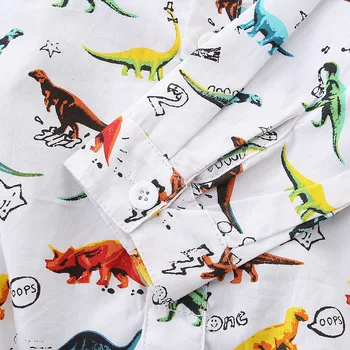Moda Toamna Dinozauri Model De Îmbrăcăminte Pentru Sugari Baby Costum De Haine De Băieți Domn Papion Salopetă Detașabile, Bretele Pantaloni