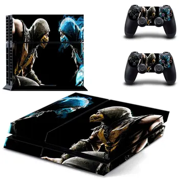 Mortal Kombat PS4 Piele Autocolant Decal Pentru Sony Consola PlayStation 4 și 2 Controllere PS4 Piele Autocolant Vinil