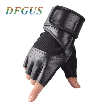 Mănuși pentru bărbați de Exercitii de Fitness de Formare Sală de sport Manusi Tactice Mănuși cu un deget Mănuși Fără Degete Guantes Femei Debarasarea Mănuși din Piele