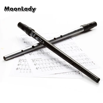Negru/Argintiu Clarke Flaut C/D-Cheie Clarke Tinwhistle Instrumente Muzicale Irlandeze, Fluier, Flaut, Instrument de Suflat din lemn Ușor de a Învăța