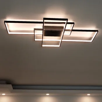 NEO Sclipire Nouă Sosire Negru/Alb LED pentru Tavan Candelabru Pentru Studiu Living Dormitor Aluminiu cu Led-uri Moderne Plafon Candelabru